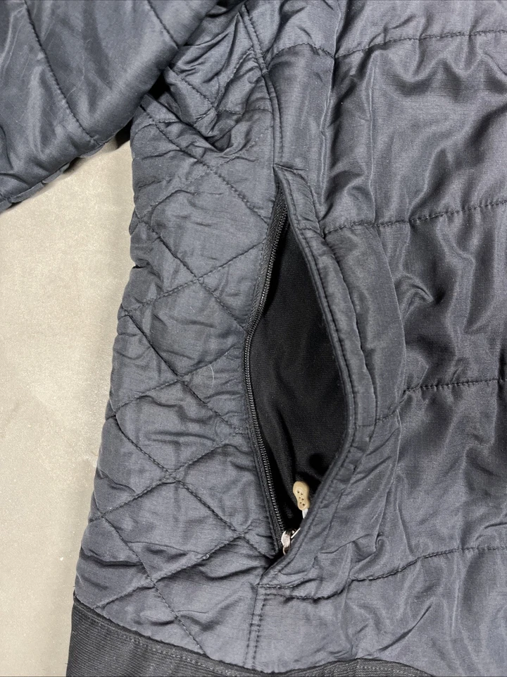 Chaqueta de esquí snowboard con capucha Patagonia Rubican Ride para mujer M negra aislada Foto 3 de 4