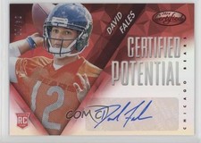 2014 Certified Potential Mirror Signatures Red 4/20 David Fales #P-DF Auto 0b2