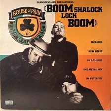 House Of Pain Shamrocks & Shenanigans 12” 1992 VG+ TB543 w/Butch Vig mix