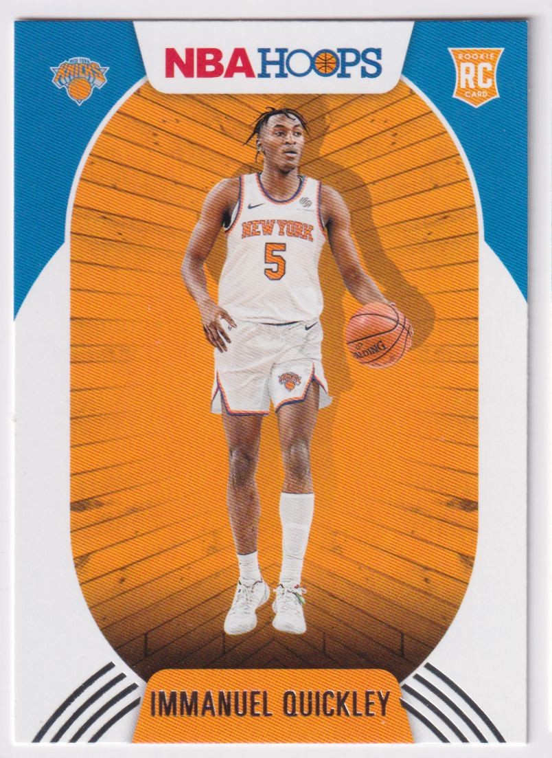 2020-21 Hoops Blue Immanuel Quickley Rookie New York Knicks #249