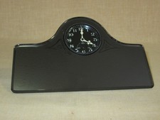 Super Rare- 1930s Rearview Mirror Clock -withtime Light 6 Vt - Auburnduesy