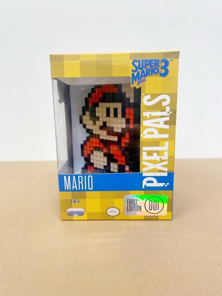 Super Mario Bros. 3 Pixel Pals Mario 001 Light Up Figure #1 2017