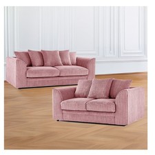Hannah Jumbo Cord Scatter Back 3+2 Seater Sofa Set/ 3 Seater/ 2 Seater Sofa