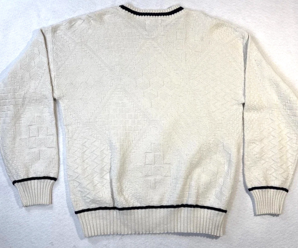 Suéter Nuez moscada Chicago Bears Para hombres Tejido L Cuello Redondo Blanco NFL De Colección EE. UU. Algodón Foto 2 de 4