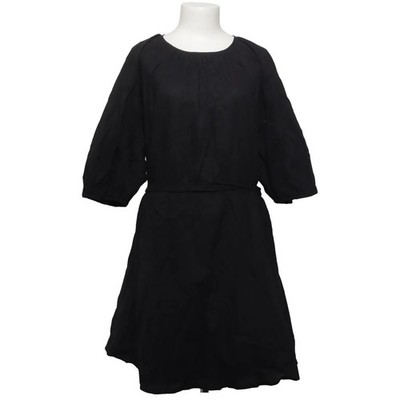 H&M, Kleid, Größe: XL, Schwarz, Baumwolle, Einfarbig, Damen #yYB