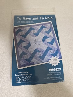 To Have and To Hold Wall Hanging Pattern & Panel Isobel Meekins for BLOCK PARTY