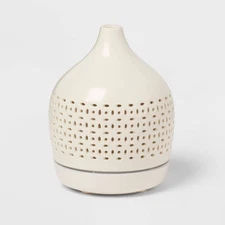 White Ceramic Cutout 300ml Large Diffuser - Threshold