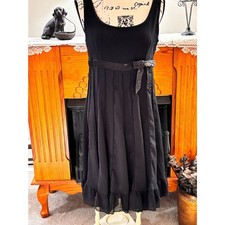 Vintage Little Black Dress by Sandra Darren Size 8 Formal, Dance, Dinner, Cruise