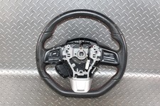 15-21 Wrx C Con Black Leather Red Stitching Driver Steering Wheel Factory Oem