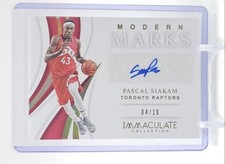PASCAL SIAKAM 2018-19 IMMACULATE MODERN MARKS GOLD AUTO /10 