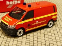 1/87 Herpa Vw T6 Kasten Fw Dresden 095433