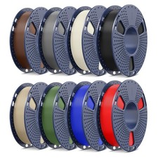 SUNLU PLA 3D Printer Filament Bundle 1.75mm 8 Pack 2kg Total Vacuum Sealed