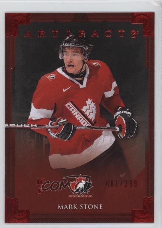 2013-14 Upper Deck Artifacts Team Canada Ruby /299 Mark Stone #143 0f2