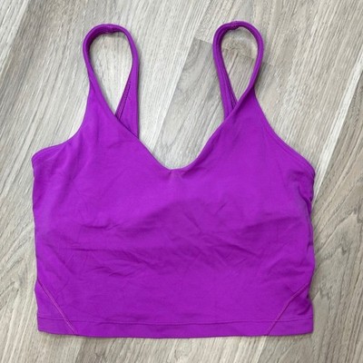 Lululemon Barbiecore Align Tank Top Size 6 Purple Athleisure Yoga Activewear