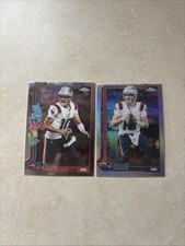 2025 Topps Chrome NFL Drake Maye lot of 2