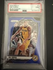 2024 Prizm Obi Toppin Blue Pulsar /99 PSA 9