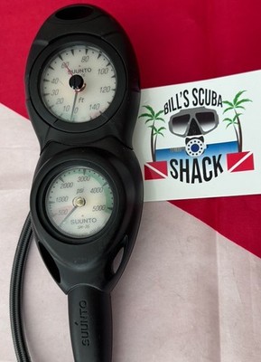 SUUNTO  SCUBA 2 GAGUE CONSOLE WITH  CPG, PLUS DEPTH GAGUE