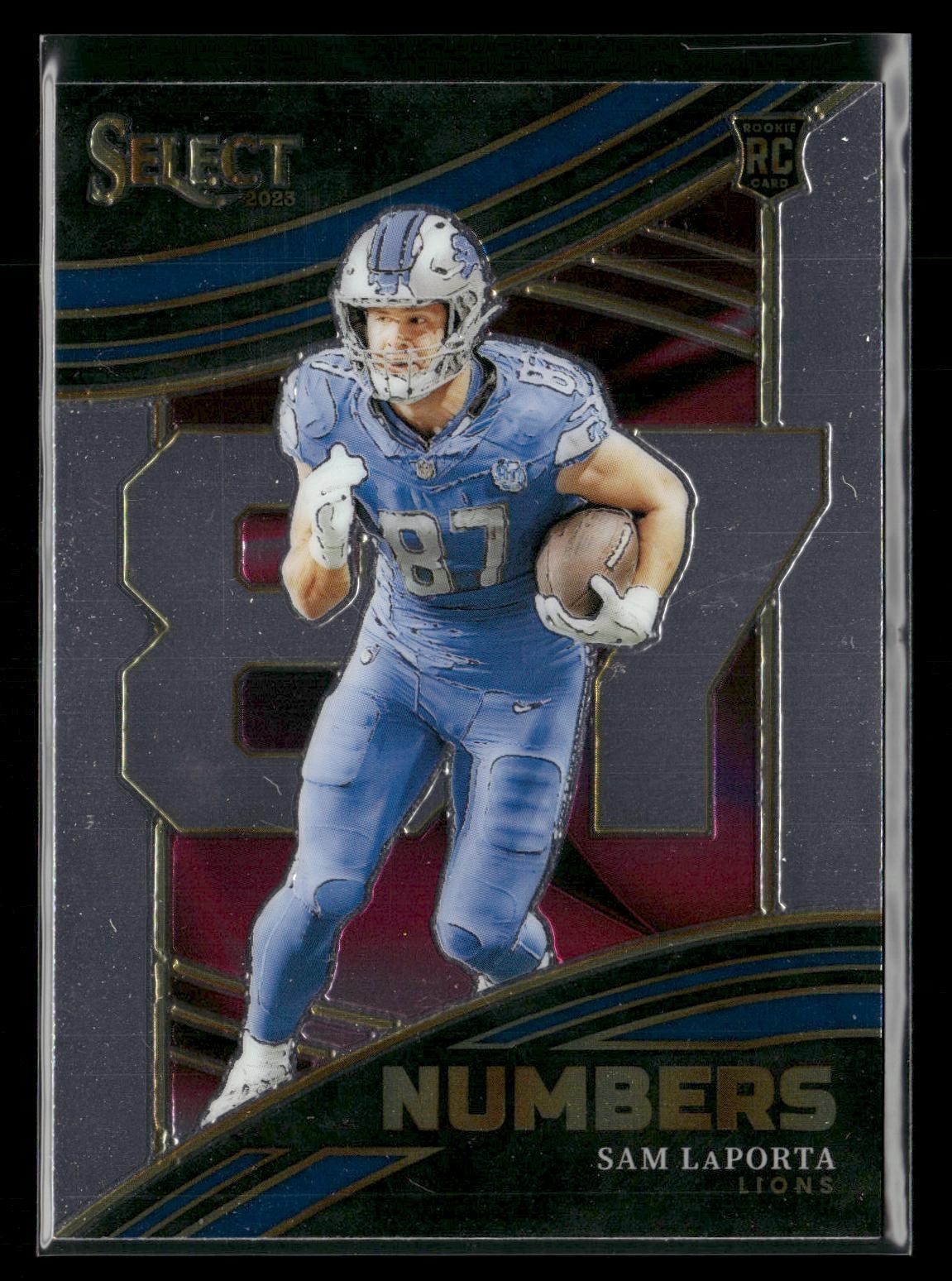 2023 Panini Select #NMB-SLA Sam LaPorta Select Numbers