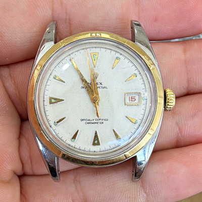 Rolex Oyster Perpetual Datejust Automatic Two-Tone Silver Dial