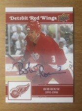 2025-26 Detroit Red Wings Centennial Bob Rouse  #76 Autograph