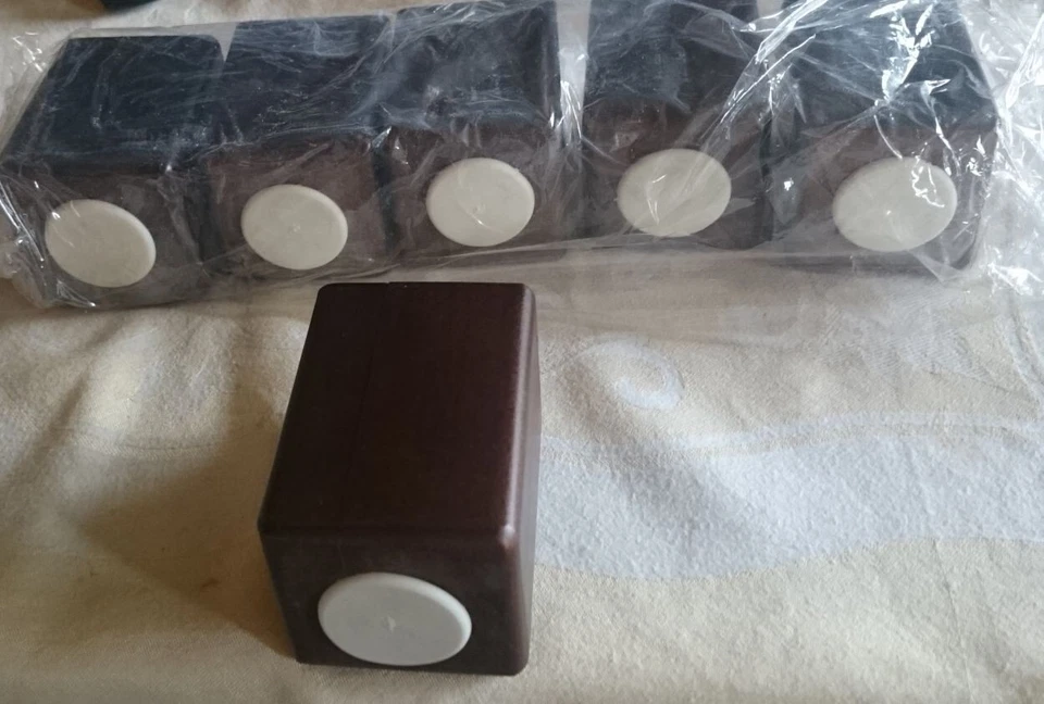 6 Stück Couchfüße Möbelfüße Holzfüße Quadraditsch Buche Wenge Höhe 8 cm