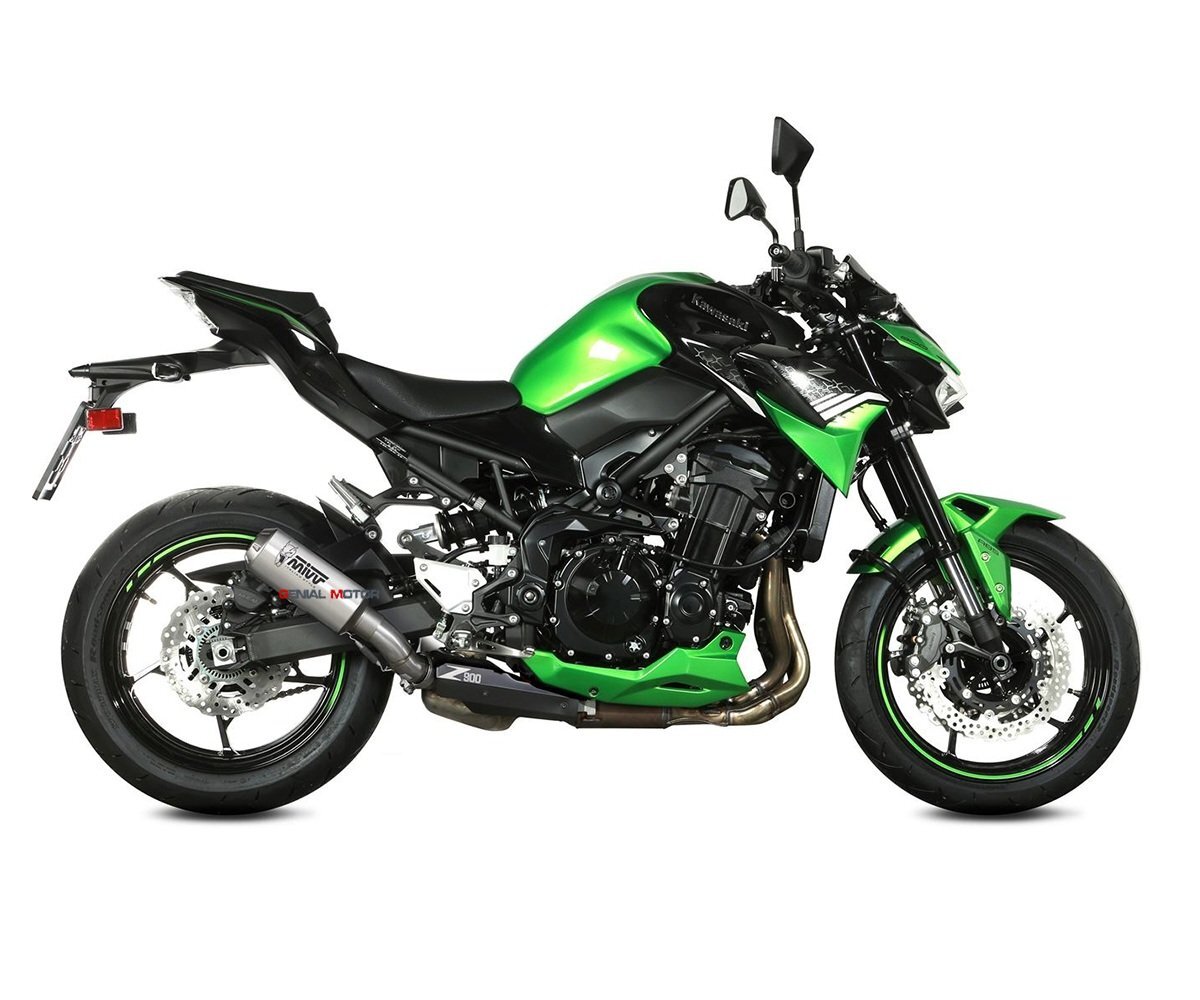 Exhaust Muffler Mivv Mk3 Stainless Steel Kawasaki Z 900 2020 > 2023