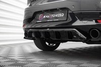 Mittlerer Diffusor Heck Ansatz DTM Look FüR Mazda 3 Mk4 Schwarz Hochglanz