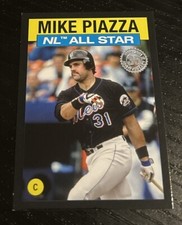 2021 Topps Mike Piazza 1986 Retro All Star Black Border /299