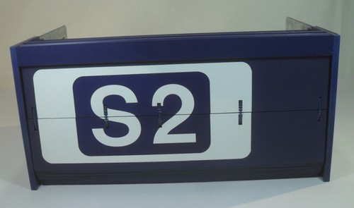 DB FALLBLATT ANZEIGE Zuggattungen Zugart ICE IR S-Bahn Klappzahlen Bahnhof ZZA - Bild 11 von 24