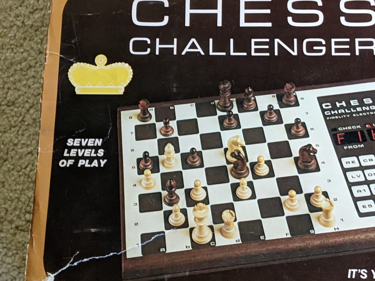 Jeu D'échecs électronique Vintage - Chess Challenger 7 - Boîte Abîmée