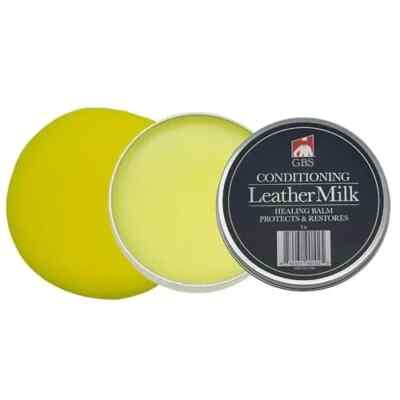 G.B.S Leather Milk Conditioner Honey & Cleaner with Applicator Sponge Scratc