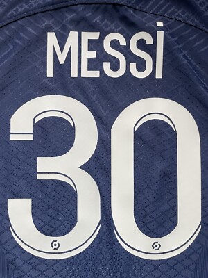 2022/23 PSG Authentic Home Jersey #30 Messi Small Nike Player