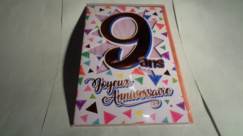 Carte D'Anniversaire 9 Ans Wheelie Good Jokes, 9 Ans - 9 Ans