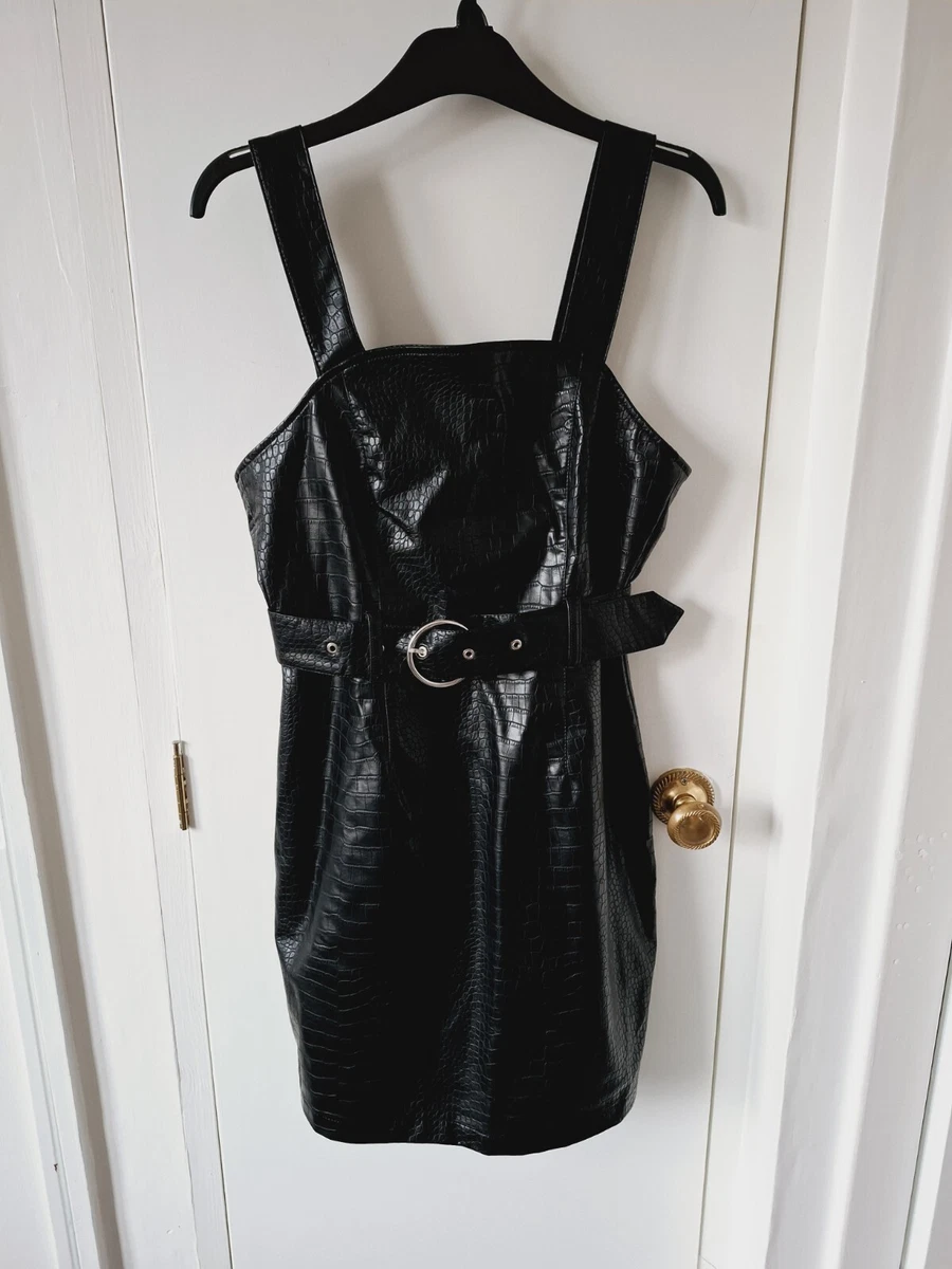 chinese dress ladies Tween Acacia Vegan Leather Dress Black Vegan Leather / MD (10)