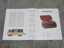 Schaltplan für Röhrenkofferradio Schmidt Corten Page von 1950 Rundfunkmuseum