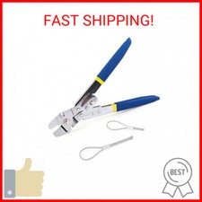 Yangoutool Wire Rope Crimper,Wire Rope Crimping  Cutting Tool: Versatile 2-in-1