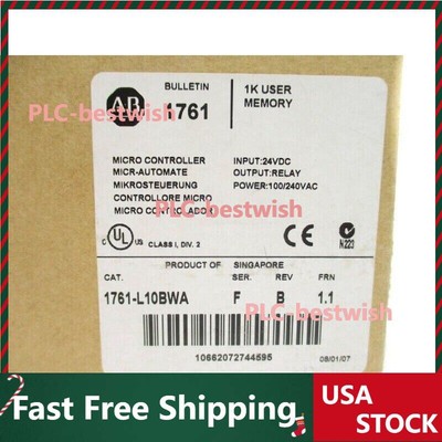 NEW AB 1761-L10BWA MICROLOGIX 1000 Controller 1761L10BWA EXPRESS FAST SHIPPING