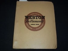 1950'S WESTON ELECTRICAL INSTRUMENT CORP. CATALOG - NEWARK NEW JERSEY - KD 6524I