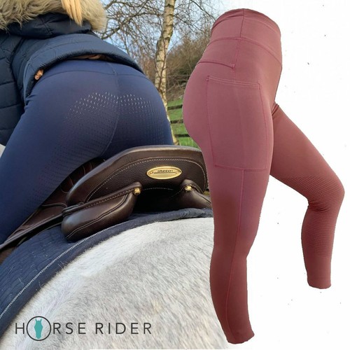 CHILDRENS Horse Riding Tights Sticky 