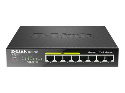 D-Link DGS-1008P Switch II price incl VAT 3 yr warranty* B2B