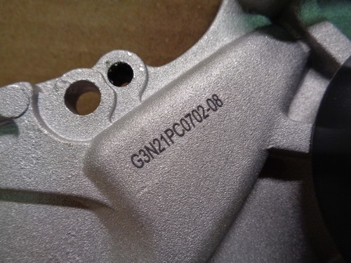 2005-2021 Honda Odyssey OEM Engine Water Coolant Pump Pulley Bracket Assembly - Picture 4 of 5