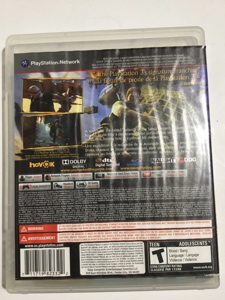 Uncharted Drake’s Deception 3 Video game PlayStation 3 - Image 2 of 4