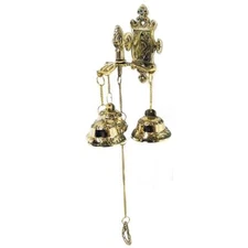 Hand Crafted Metal Brass Bell Hanging Door Decorative Bells Home Decoration