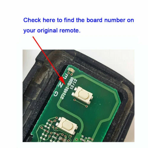 Mando a distancia inteligente para Toyota Prius 2010 2011 2012 2013 2014 2015 271451-5290 Foto 2 de 2