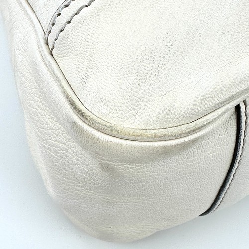 GUCCI Shoulder Bag Purse Sherry Line Princy Leather White Auth - Picture 8 of 24