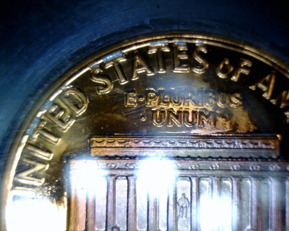 2002s ICG PRF 70 ERROR DEEP CAMEO Lincoln Cent NICE TONED Coin ZINC CORE SHOWING - Image 4 of 4