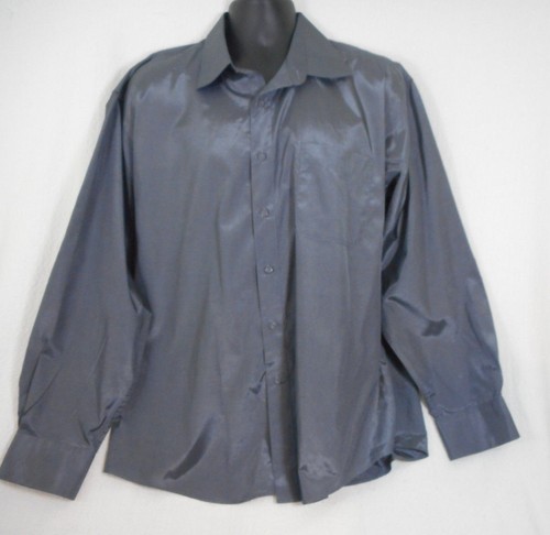 Italo Mondo Gray Men's Dress Shirt Size 