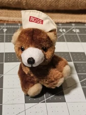 4" Mini Rosco ROSS Similac Formula Brown Nurse Teddy Bear Plush