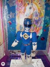 Vtg.  Bandai Ent. / Mighty Morphin Power Rangers "Saban" Blue Ranger 13" Plush 