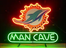 Football Team Man Cave Neon Sign 19"x15" Lamp Bar Pub Wall Deocr Artwork